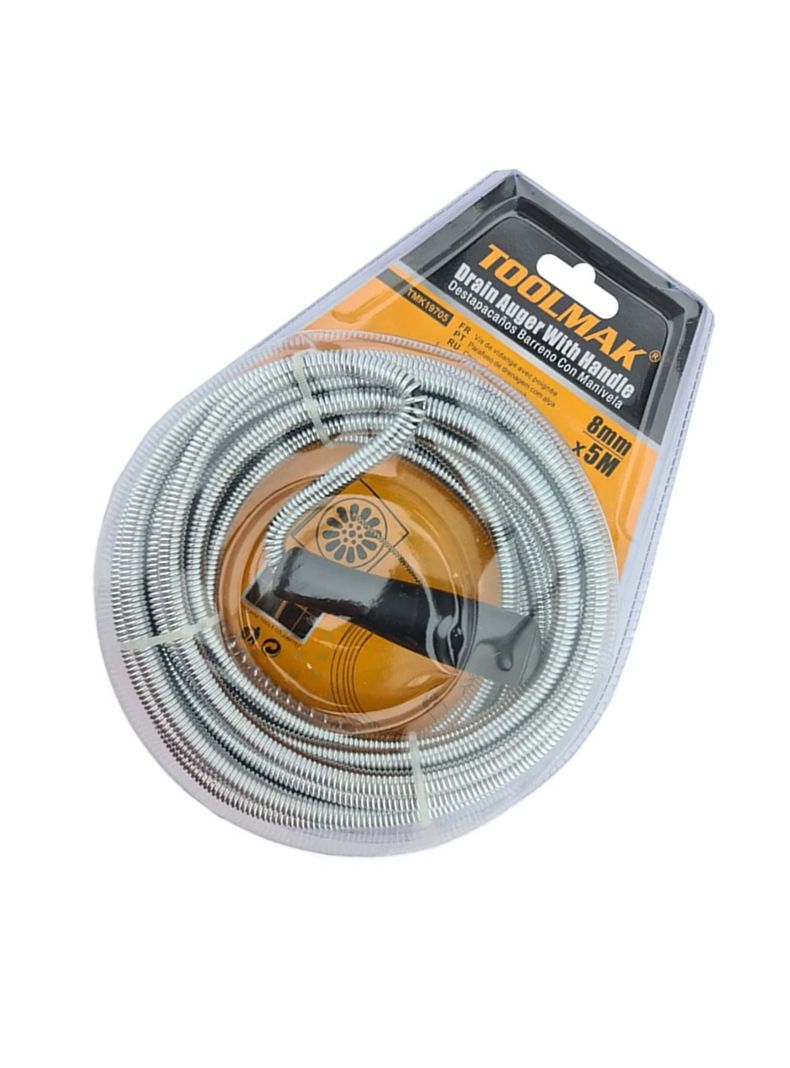 Llave Ganzua Laucha Destapador Cañeria 5mt 8mm Tmk-2