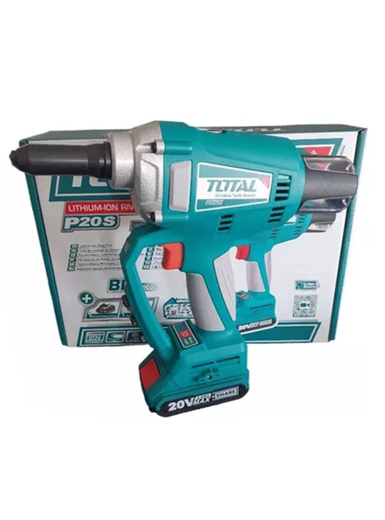 Remachadora Inalámbrica 20v Bat+ Cargador Total Trtli20051-1