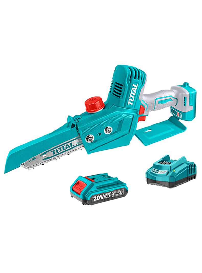 Motosierra 20v 150mm Bateria + Cargador Total Tgsli2068
