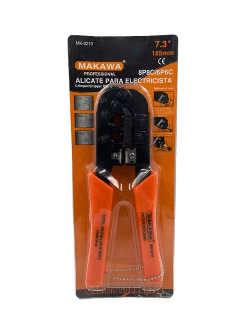 Crimpeadora Alicate Electricista 185 mm Makawa Mk0210-3