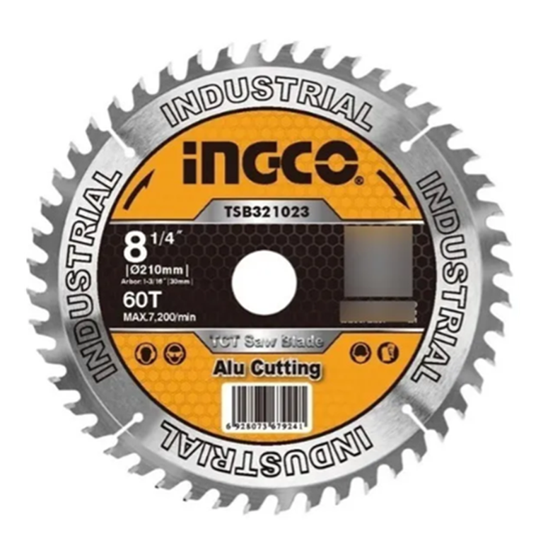 Disco De Corte Para Aluminio 210mm 60dientes Ingco-0
