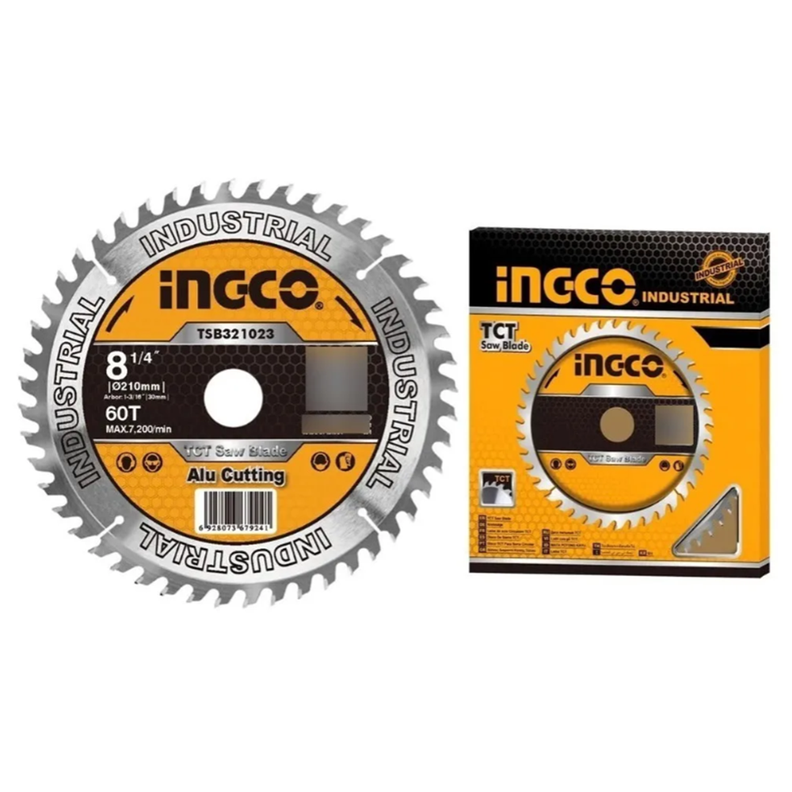Disco De Corte Para Aluminio 210mm 60dientes Ingco-1