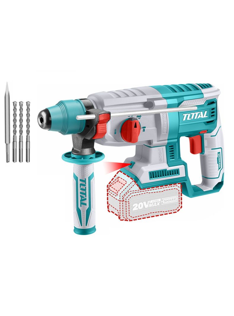 Rotomartillo 20v Sds Plus Bat + Cargador Total Trhli20228  -1