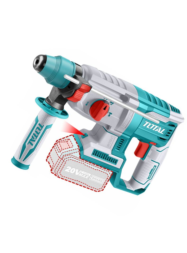Rotomartillo 20v Sds Plus Bat + Cargador Total Trhli20228  -2