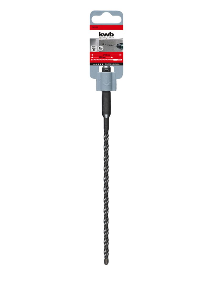 Broca Para Concreto Sds Plus 210x150x6mm Kwb 242136-0