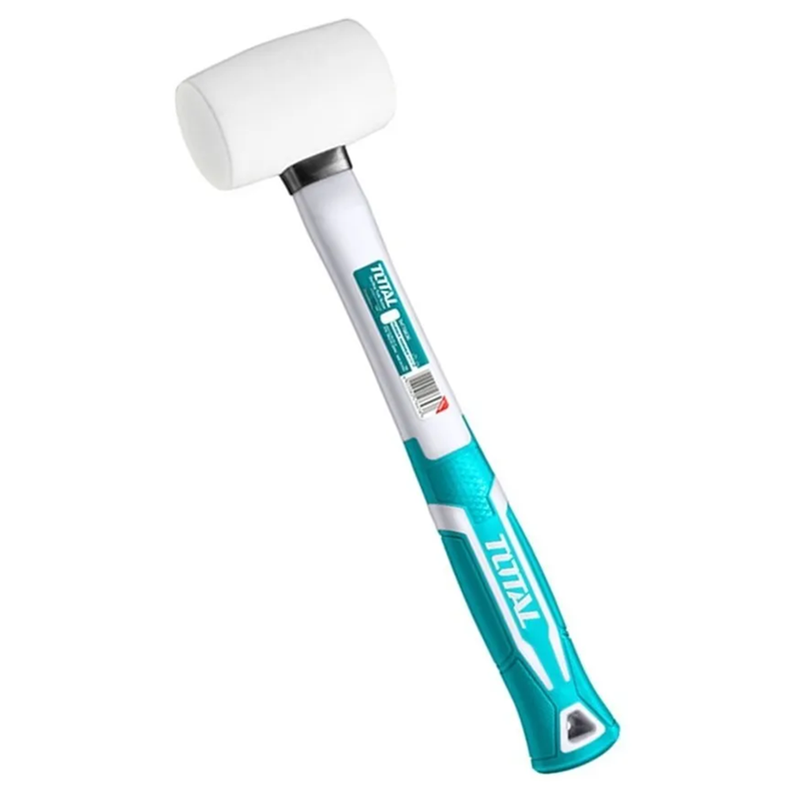 Combo Martillo Mazo De Goma 8oz Total Tht76836-0