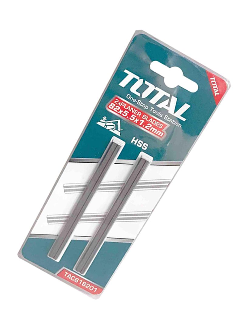 2x Cuchillas Repuesto Cepillo Eléctrico 82mm Total-1