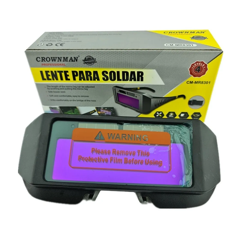 Lentes Para Soldar Fotosencible Crownman Cmmr8301-0