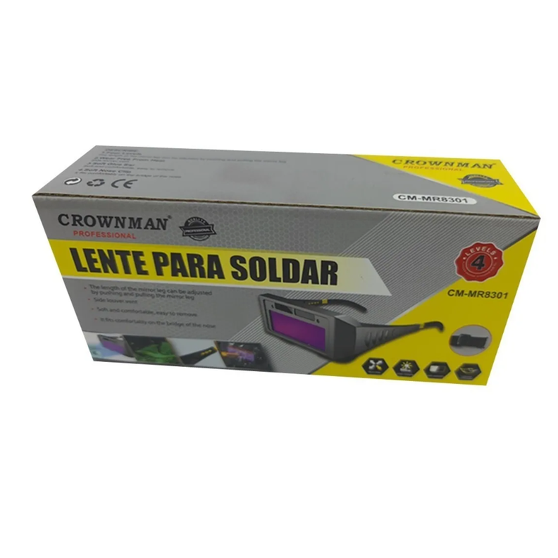 Lentes Para Soldar Fotosencible Crownman Cmmr8301-2