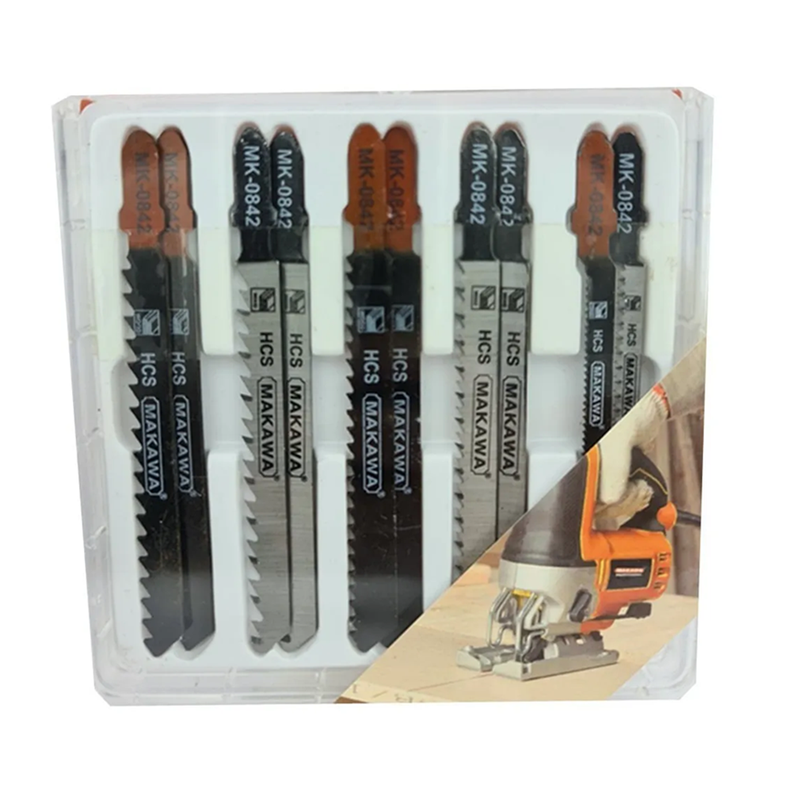 Hojas Para Sierra Caladora P/ Madera 10 Pcs Mk0842-1