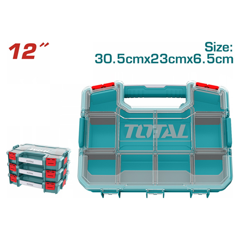 Caja Organizadora Apilable 12 Pulgadas Total Tpbx1121-1