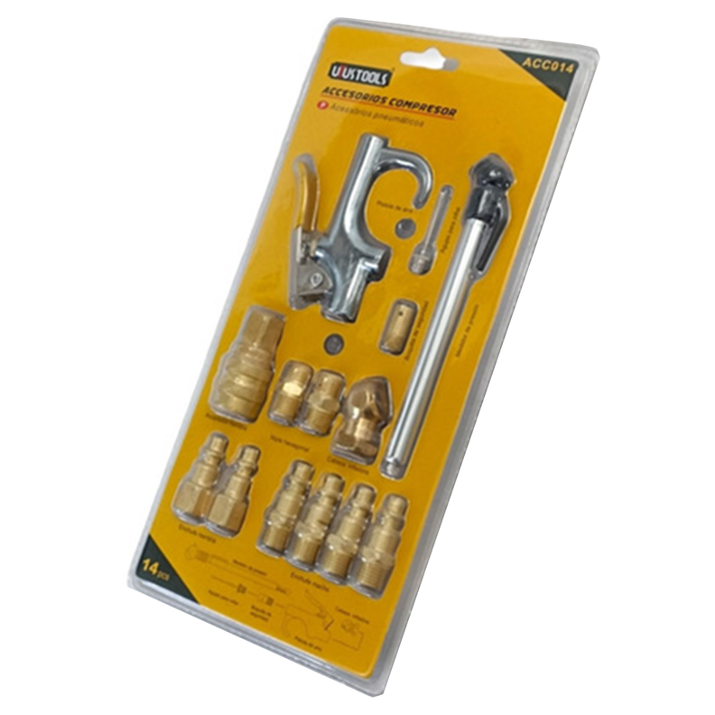 Kit Accesorios Para Compresor 14 Piezas Uyustools-0
