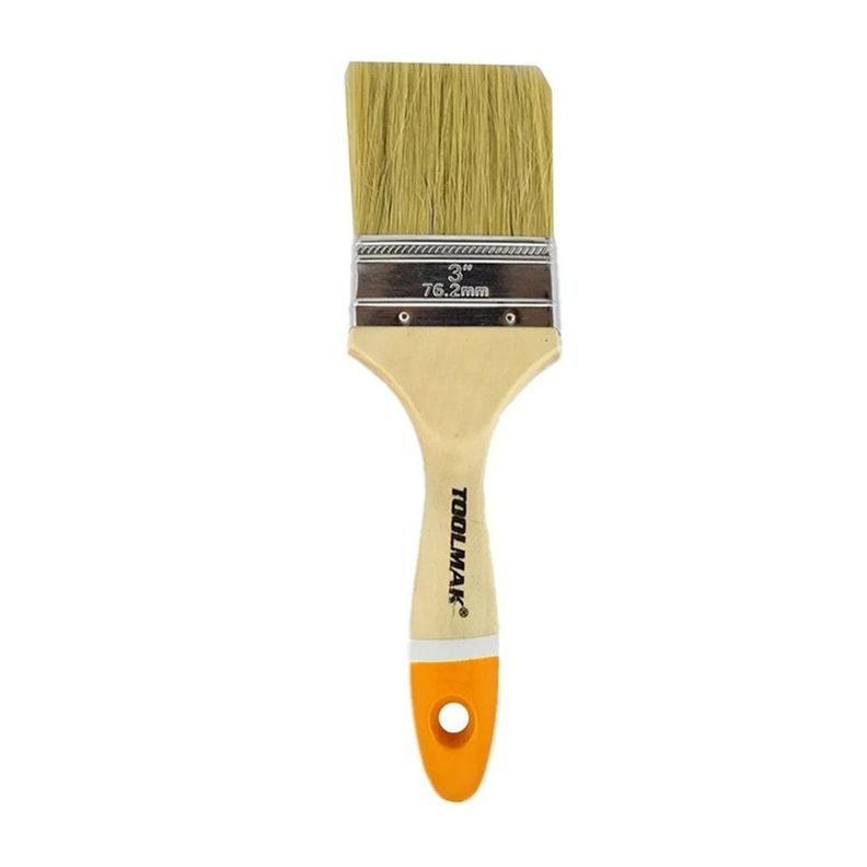 Brocha P/ Pintar 3 Pulgadas Mango Madera Tmk19292-0
