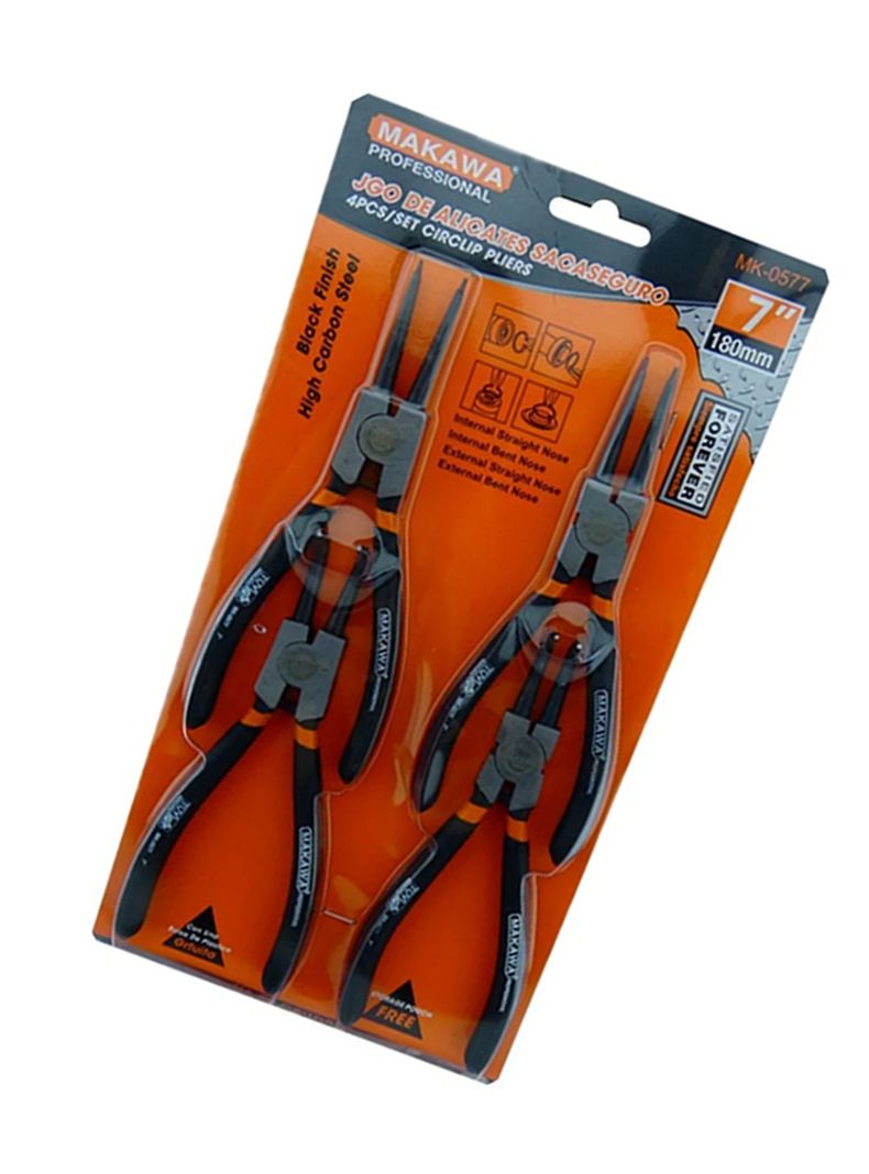 Set De Alicates Sacaseguros 7 Pulgadas Mk0577-2