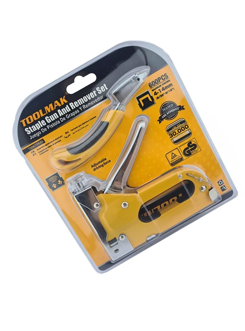 Kit Grapadora Manual (4-14mm) + Removedor De Grapas Toolmak