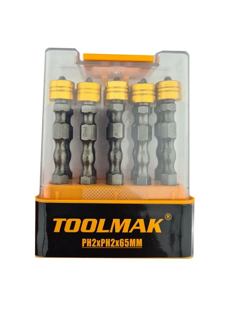 Punta Phillips Doble S2ph2 10 Pcs Magnetico Tmk