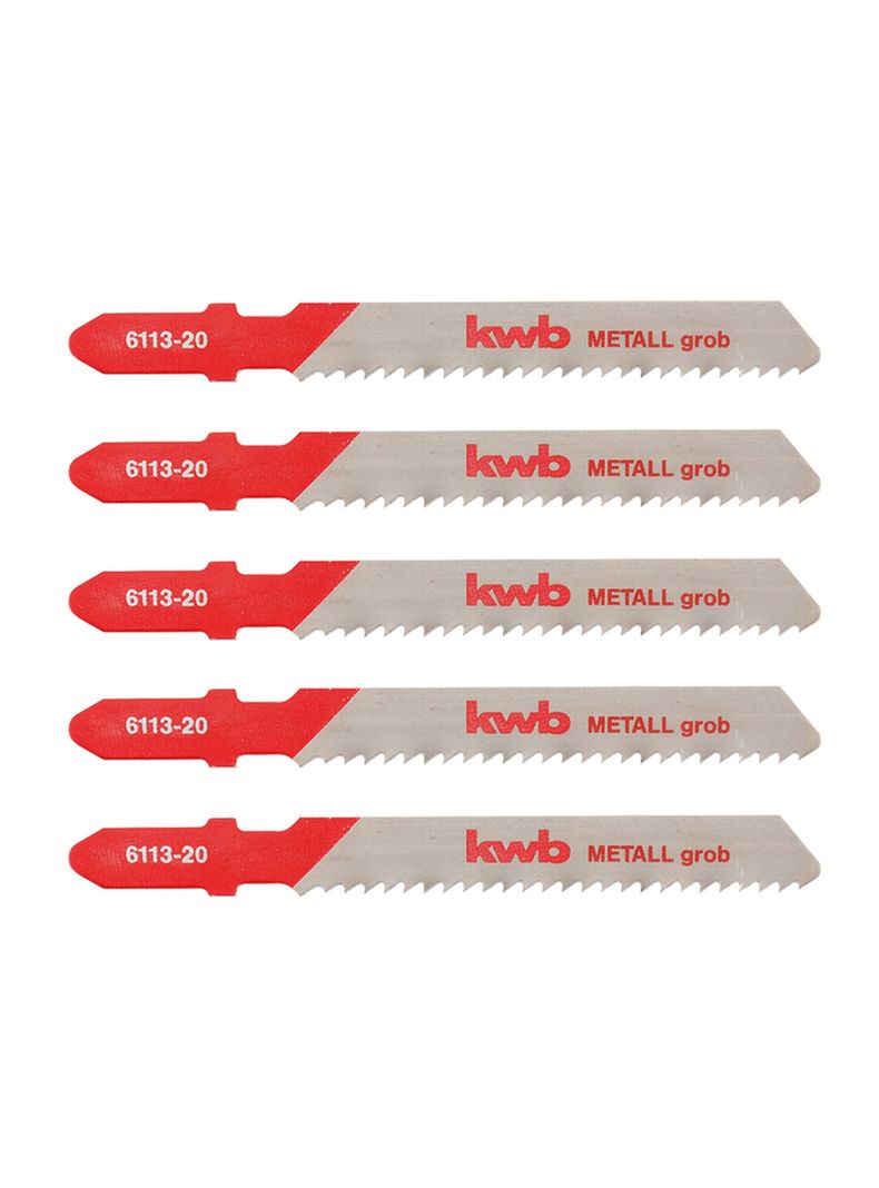 Set Repuesto Hoja Para Sierra Caladora 5 Pcs Kwb 611325-0