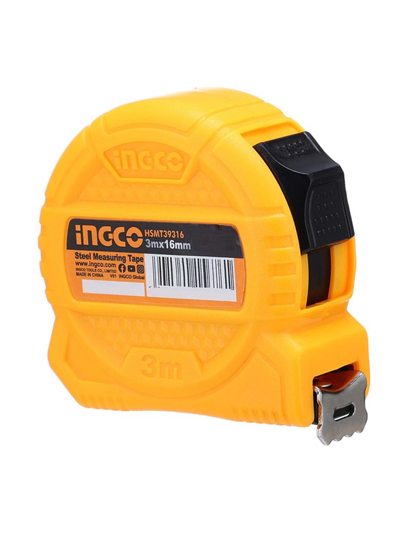 Cinta Huincha De Medir Metrica De Acero 3m Ingco Hsmt39316-0