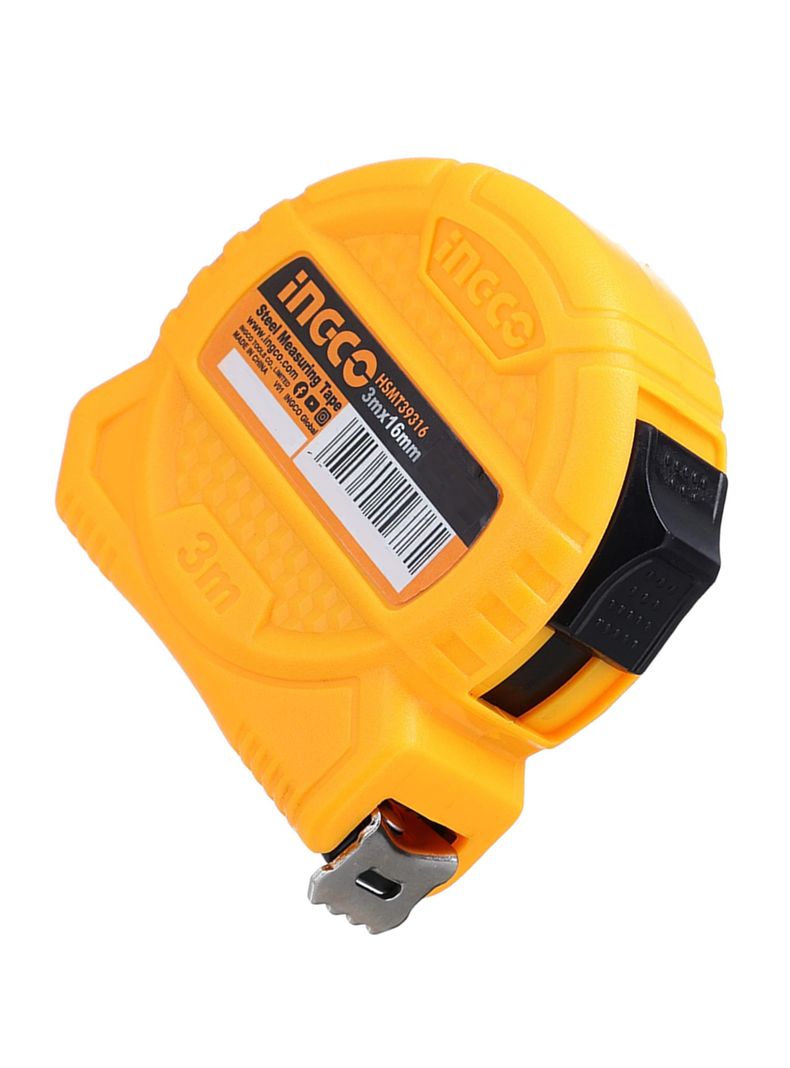 Cinta Huincha De Medir Metrica De Acero 3m Ingco Hsmt39316-1
