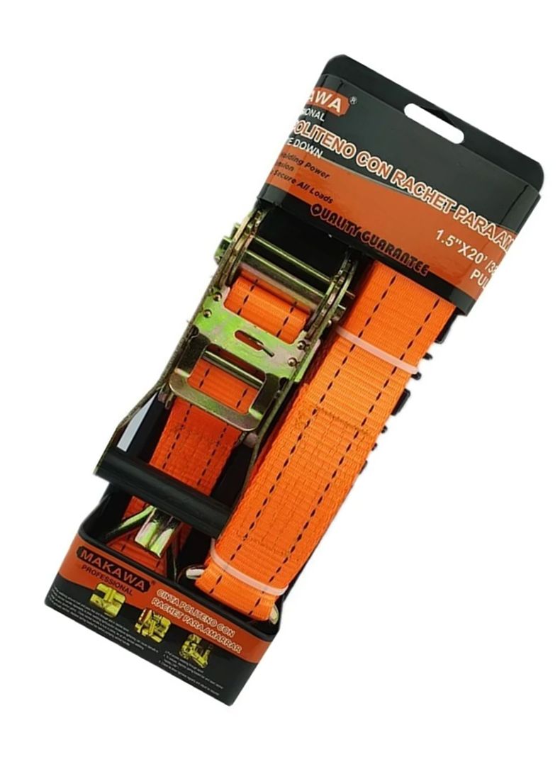 Eslinga Cinta Amarre Ratchet 1,5 Pulg X 20 Ft Mk-2