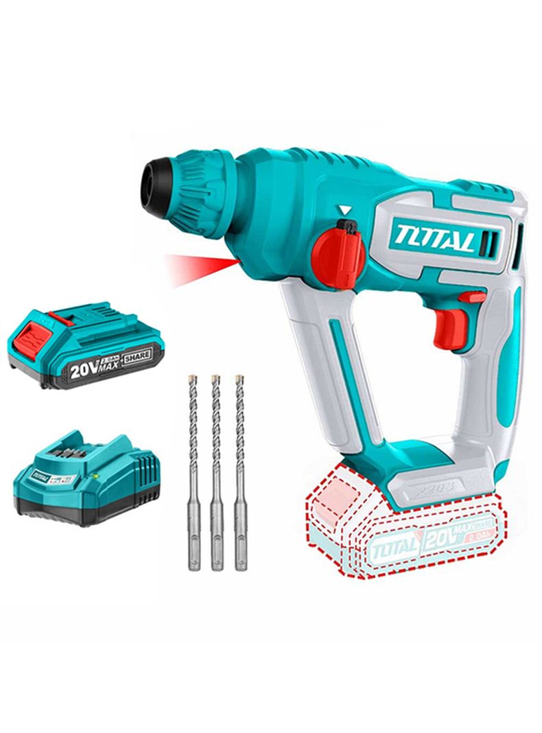 Rotomartillo 20v Sds Plus Bat + Carg Total Trhli20168