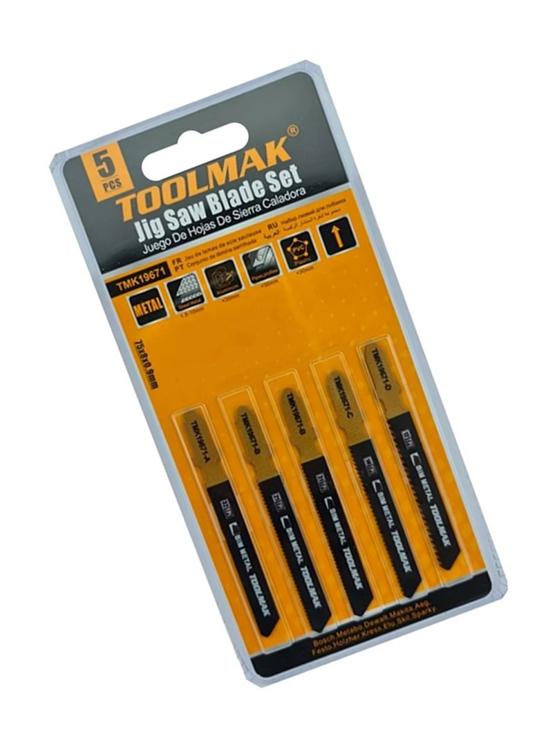 Hojas Bi Metal P/ Sierra Caladora 5pcs Tmk19671-2