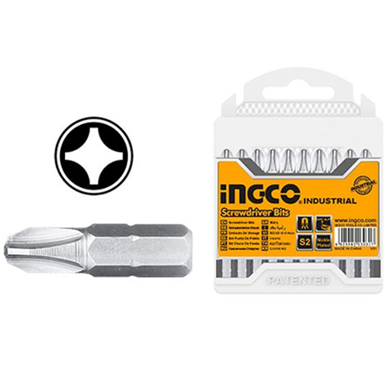 Puntas Phillips Hex S2 Ph2 20pc Magnetico Ingco-1