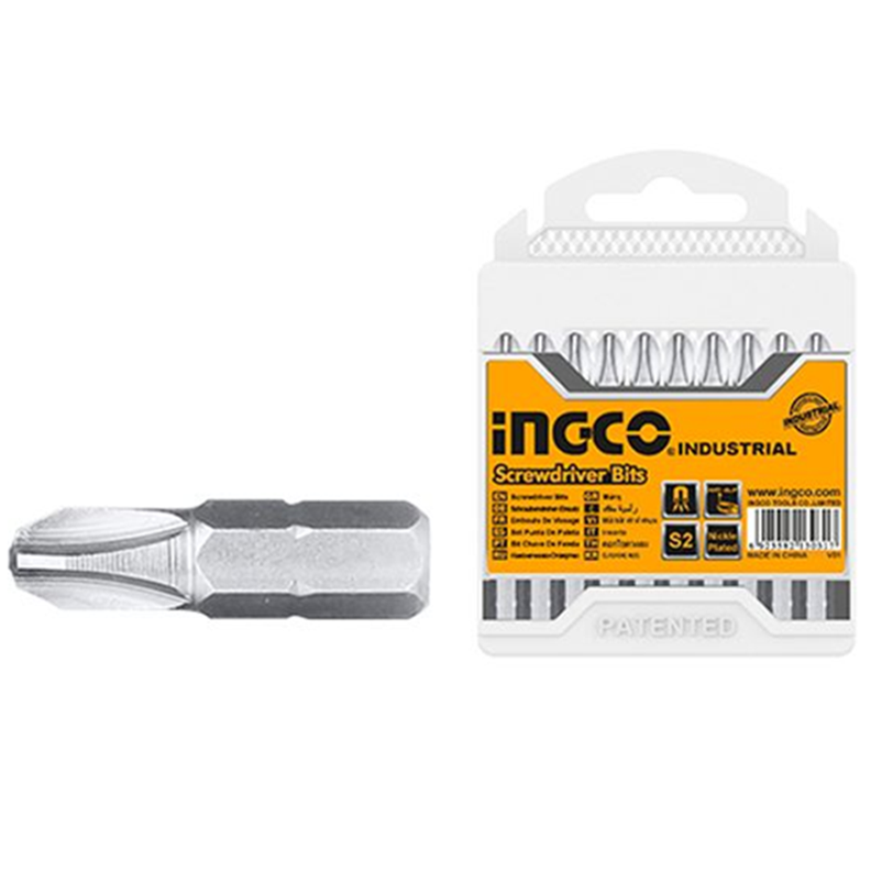 Puntas Phillips Hex S2 Ph2 20pc Magnetico Ingco-0