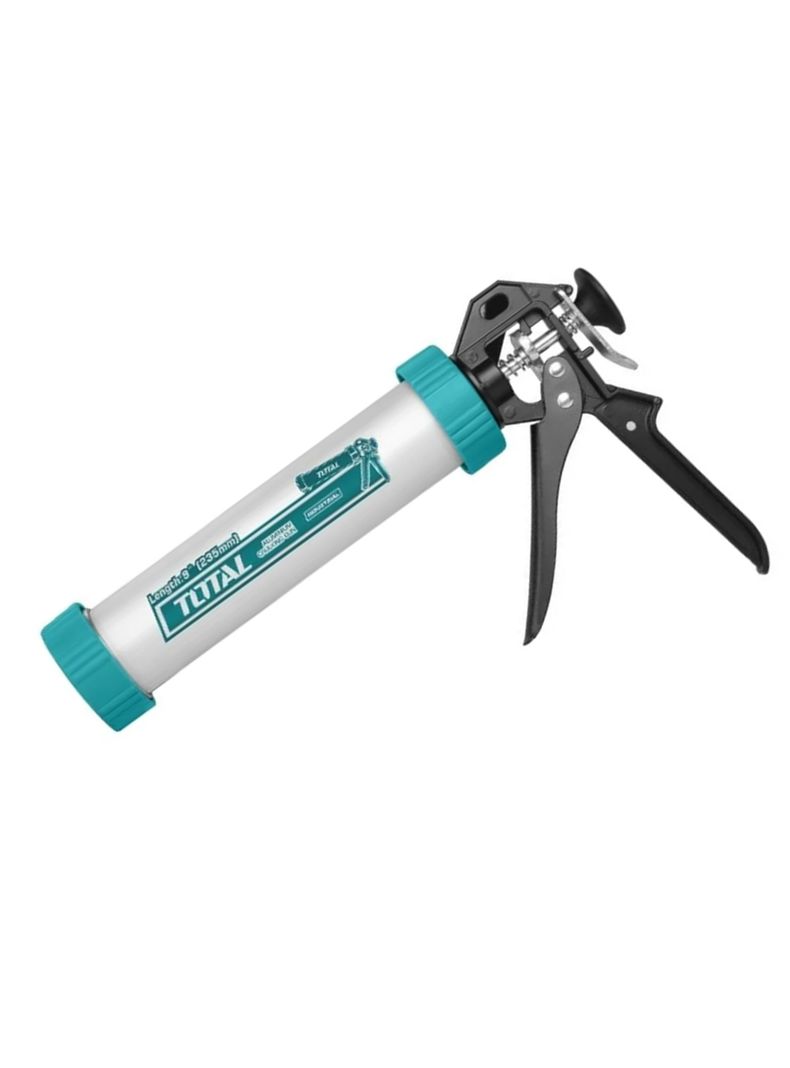 Pistola Calafatera Aluminio Silicona 9 PulG Total-2