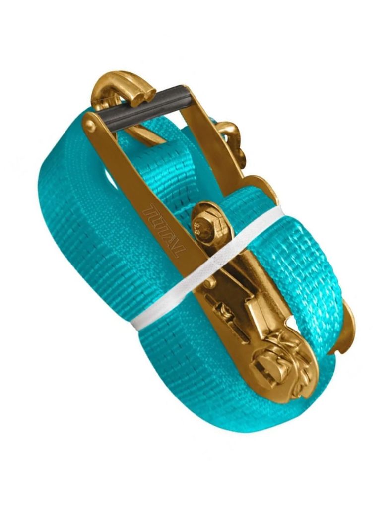 Eslinga Cinta Amarre Con Ratchet 3t X 6m Total-1