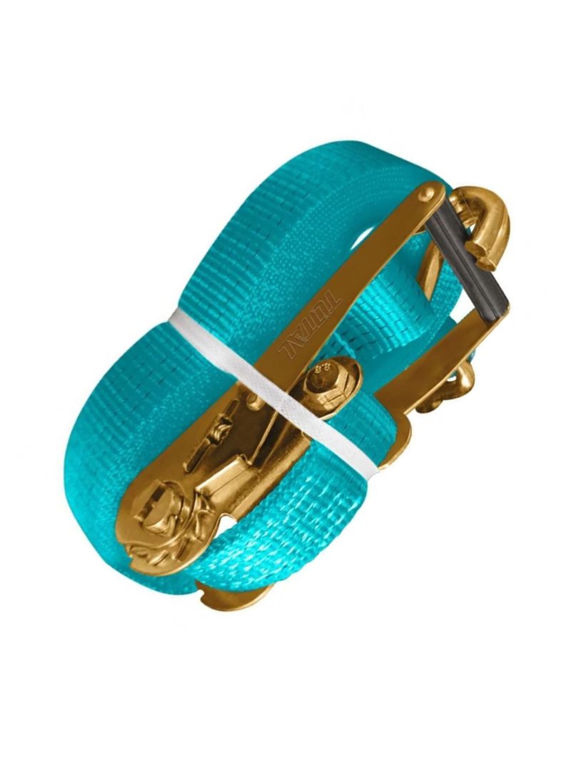 Eslinga Cinta Amarre Con Ratchet 3t X 6m Total-2