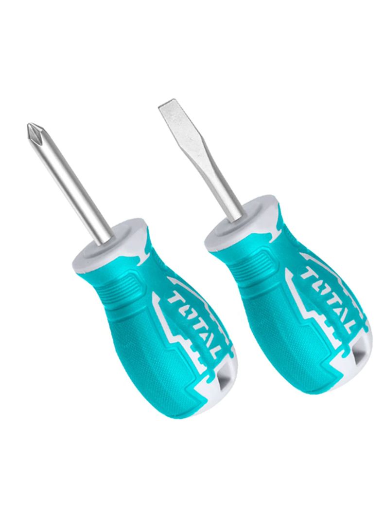 Kit Juego Destornilladores 2 Piezas 38mm Total Thts20206  -1