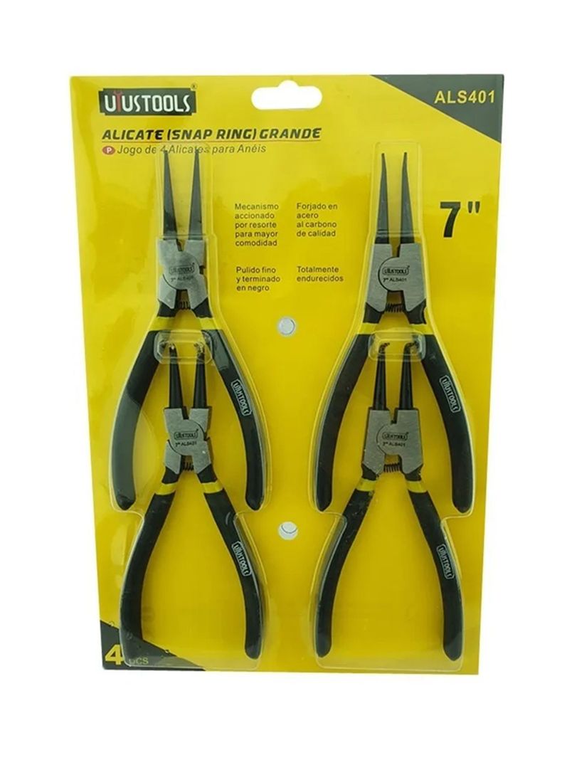 Set De Alicates Saca Seguros 7 Pulgadas Uyustools-0