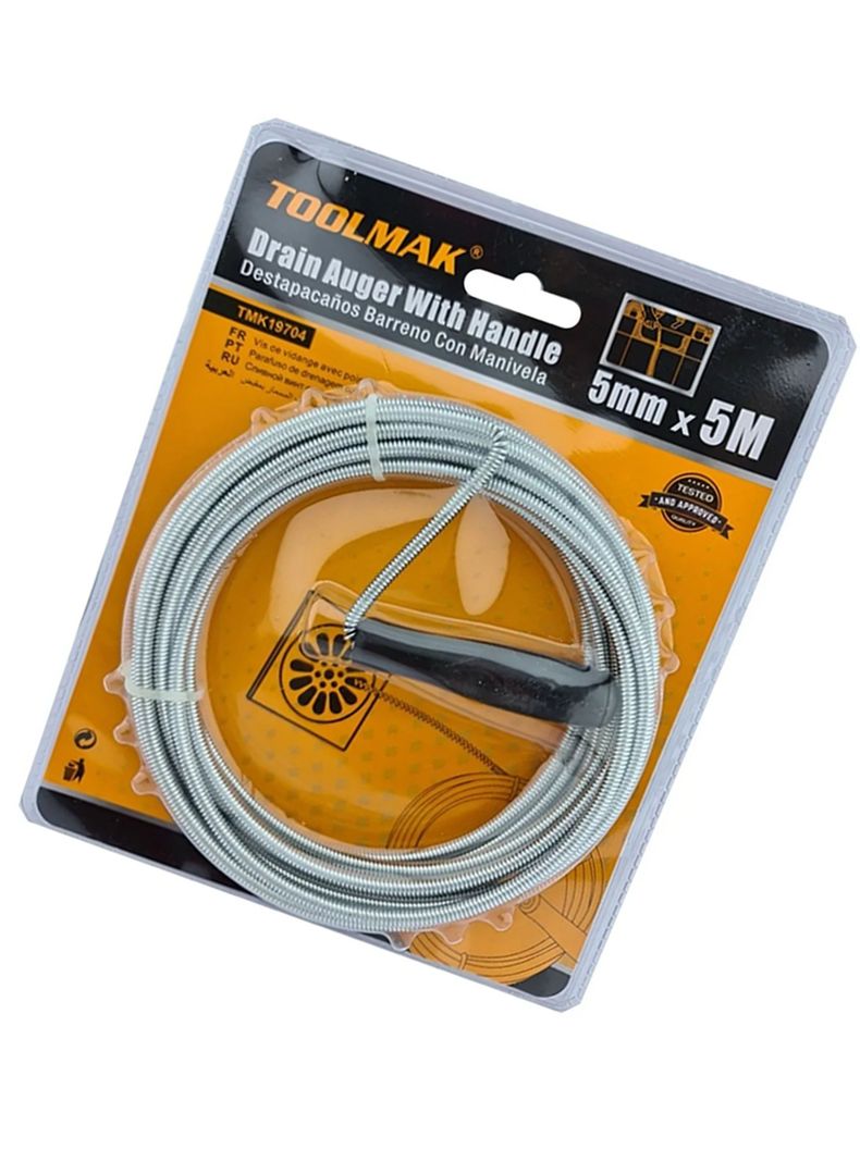 Llave Ganzua Laucha Destapador Cañeria 5m 5mm Tmk-2