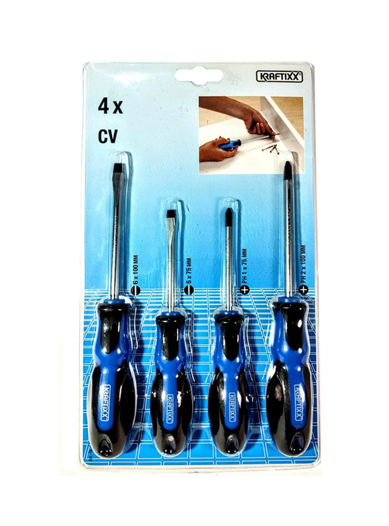 Kit Set Juego Destornilladores 4 Piezas Kraftixx 141190-0