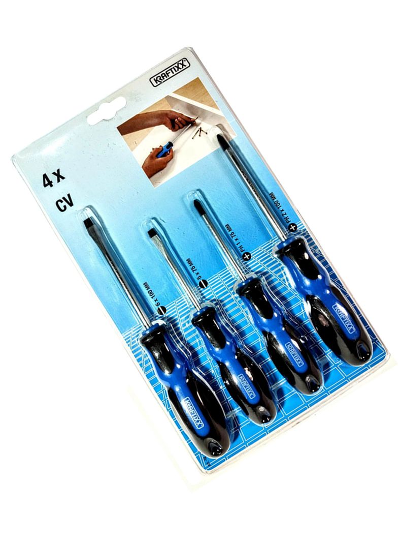 Kit Set Juego Destornilladores 4 Piezas Kraftixx 141190-1