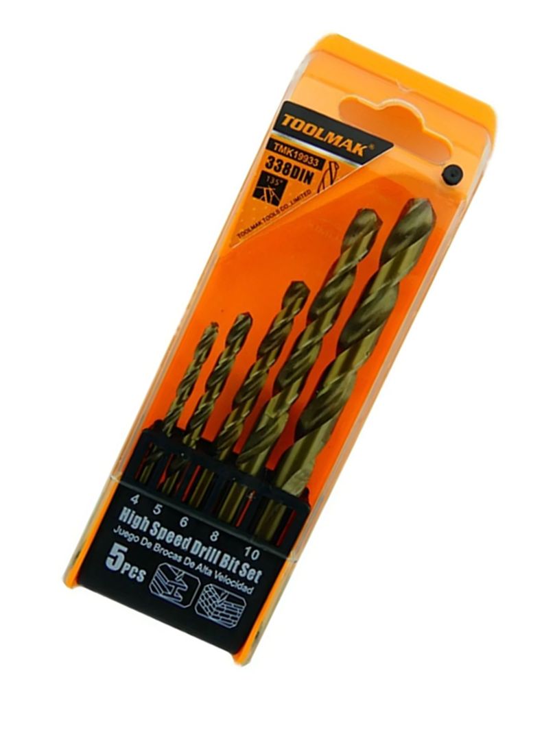 Kit Set Juego Brocas Para Metal 5 Piezas Tmk19933-2