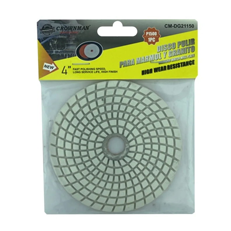 Disco Lija Para Pulir Marmol Granito 4 PlG G: 1500-1