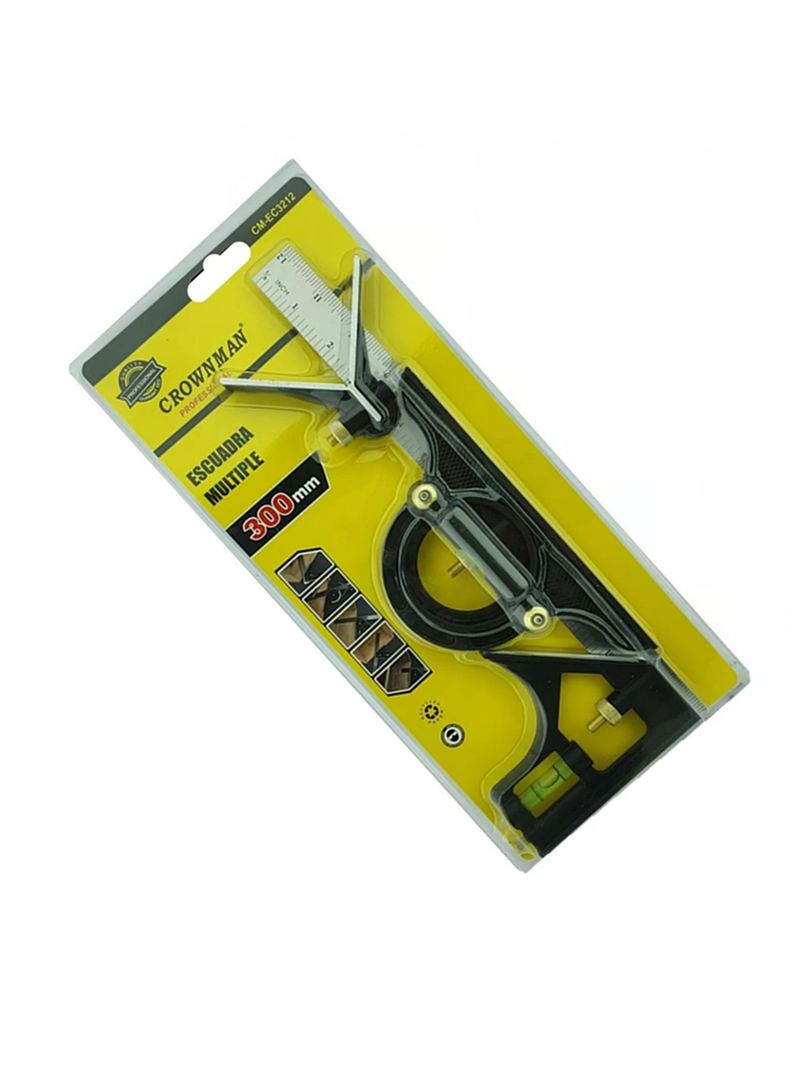 Escuadra Multiple Multiuso Combinada 300mm Crow-2