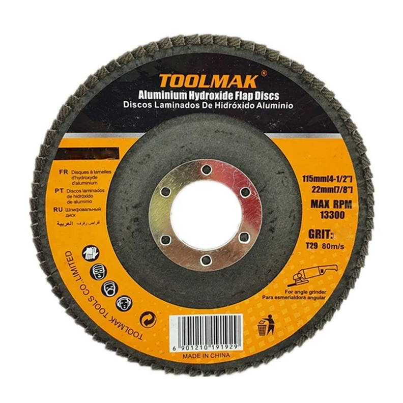 Pack5 Disco Lijas Pulir Traslapado Laminado Madera-1