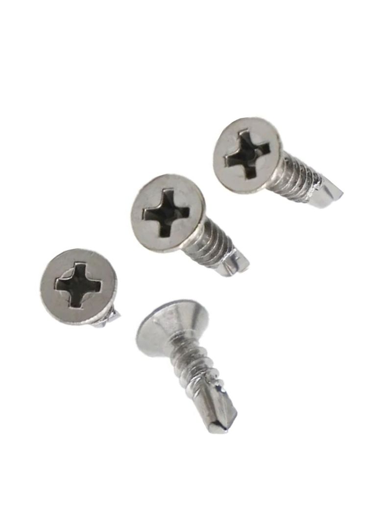 Tornillo Cabeza Plana Punta Broca 8x1/2 1000 Pcs Sl19842-2