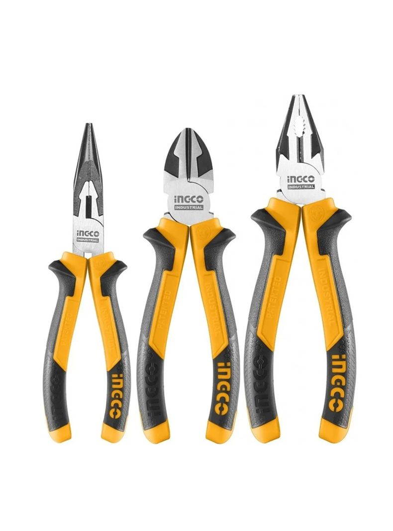 Set Alicates Universal Combinados 3 Piezas Ingco