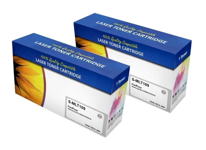 Pack 2 Tóner Alternativo Mtl-109 Para Samsung Scx-4300-0