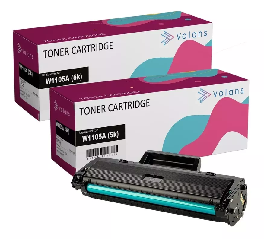 Pack 2 Toner 5000 Pag. Alternativo 105a 107a 107w 135w 137w-0