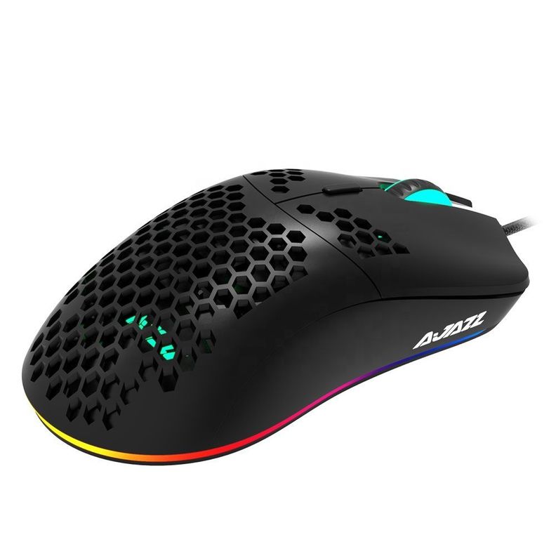 Mouse Gamer Ultraligero Rgb 16.000 Dpi Programable - Ajazz-2