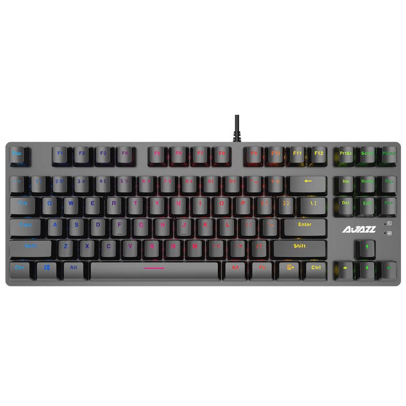 Teclado Mecánico Gamer Retroiluminado 87 Teclas Blue - Ajazz-1