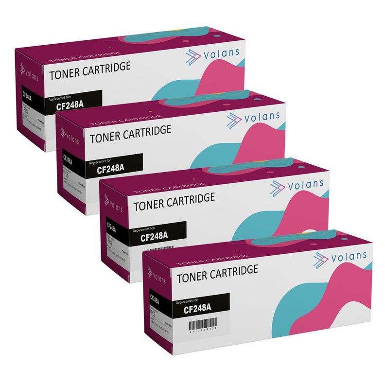 Pack 4 Toner 248a 48a Alternativo M15w M15a Mfp M28w M28a Negro