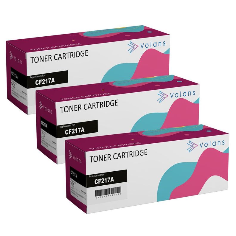 Pack De 3 Toner Alternativo 17a 217a Cf217a M102w M130fw Negro