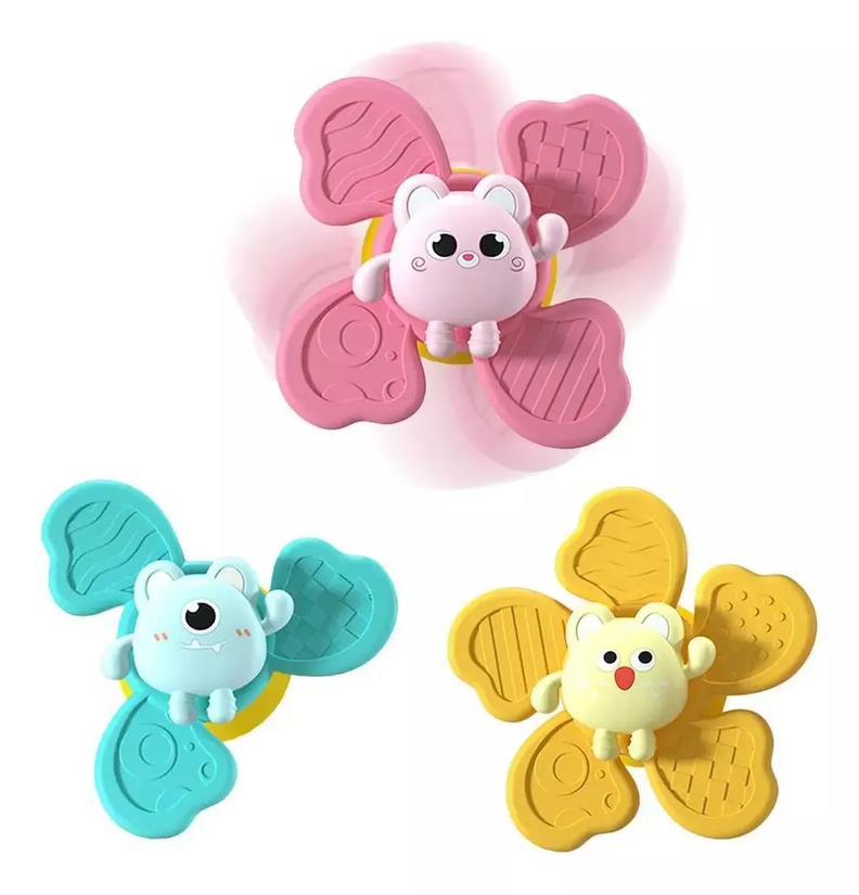 Pack 3 Spinner Ventosa Animales Tiernos-0