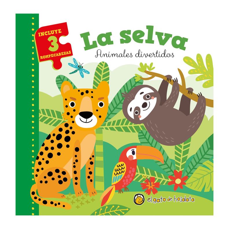 Libro Animales Para Armar-En La Selva